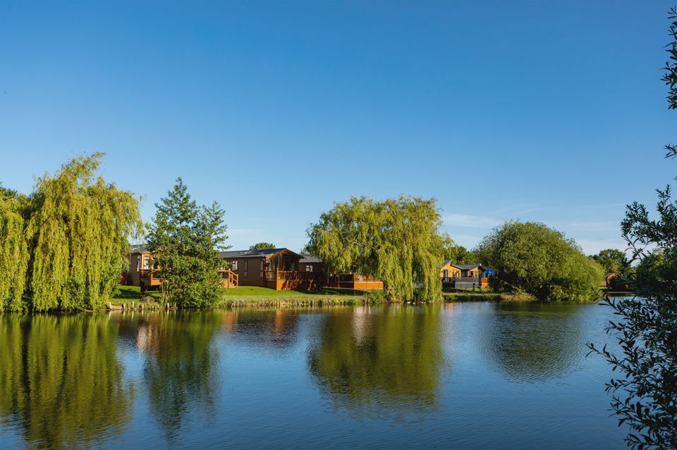 Lodges beside the lake