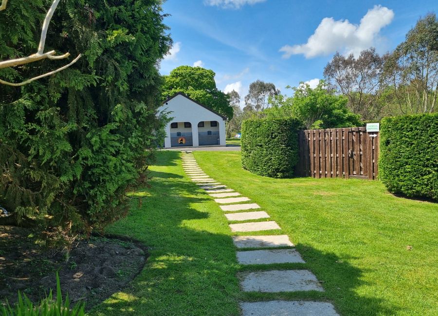 Garden path past the grounds