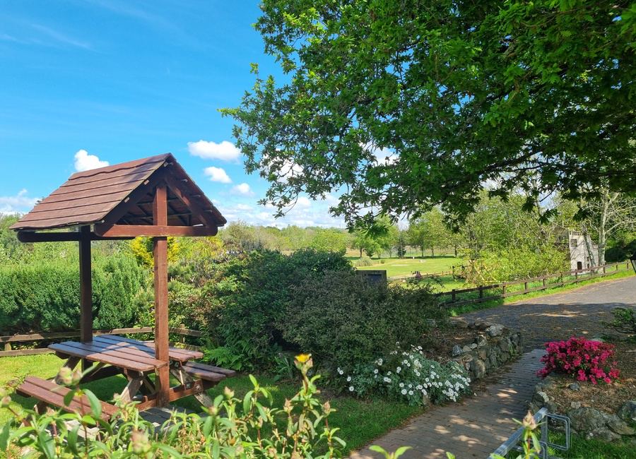 Gazebo in the garden