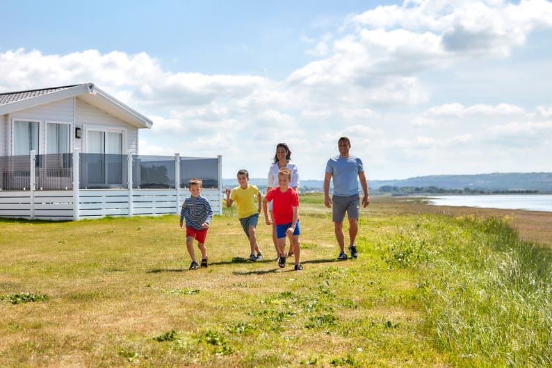 Lodge on the estuary edge