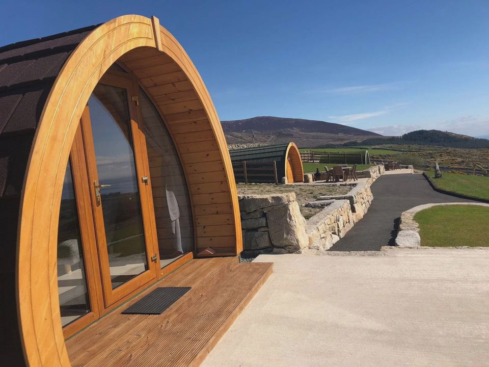 Pod entrance and walkway