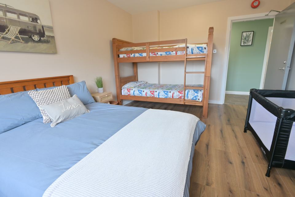 Family bedroom in the School House