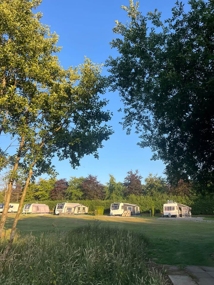 Caravans at the field edge