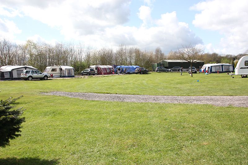 Touring pitches along the field