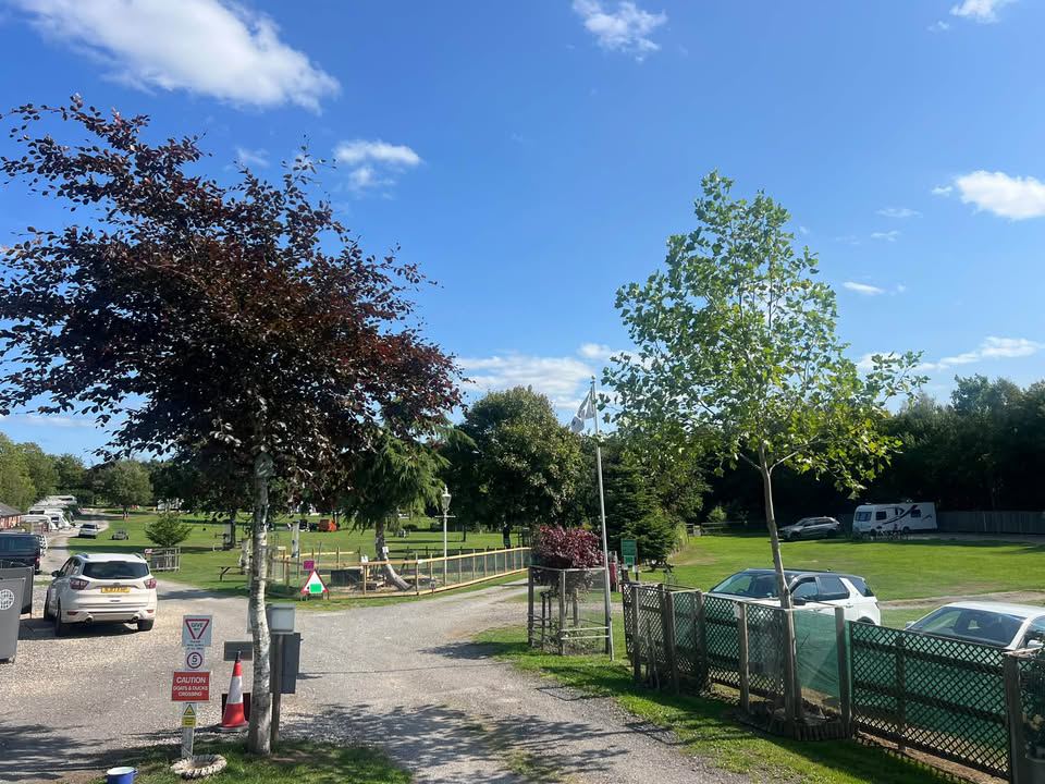 Entrance and car park