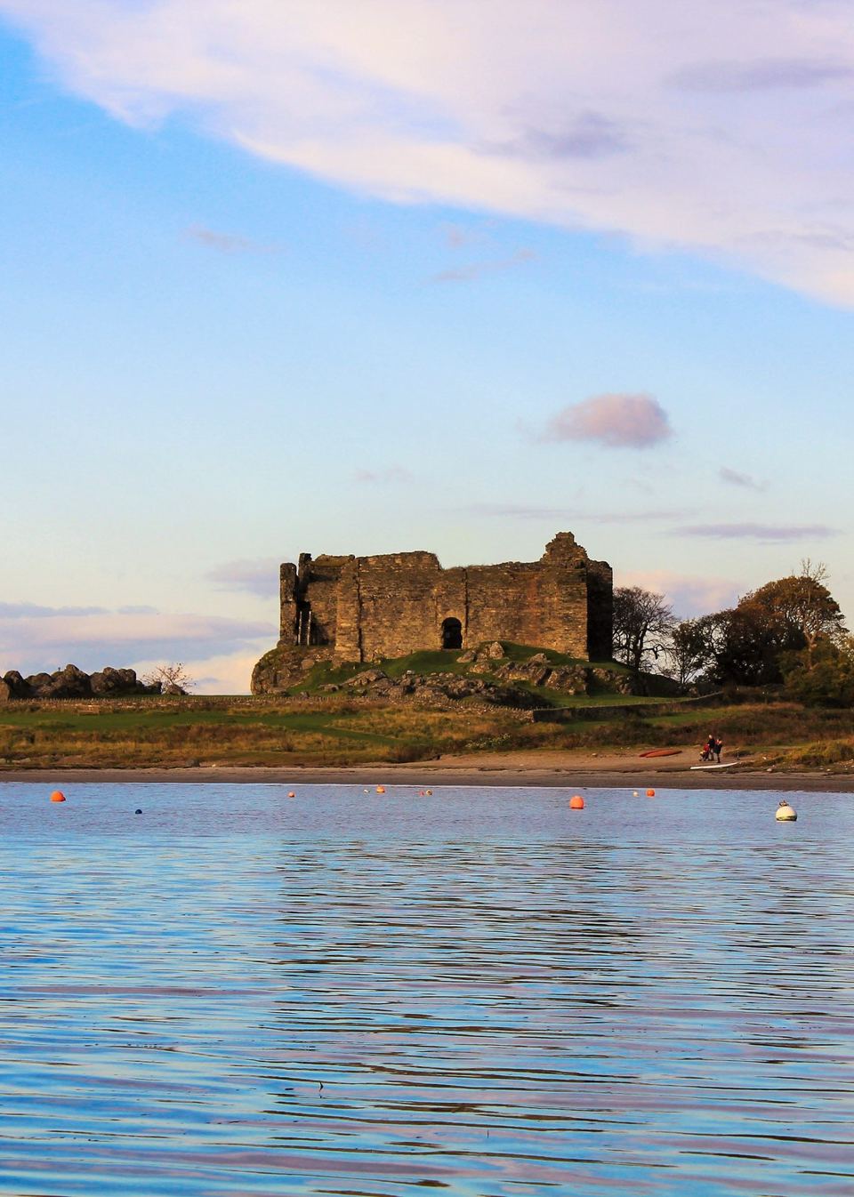 Castle at dusk