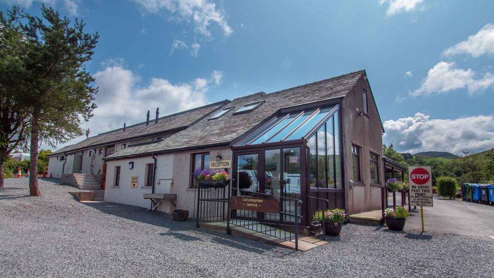 Farmhouse and reception building