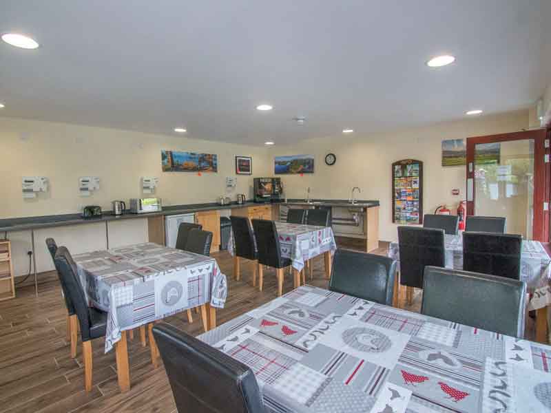 Dining room with tables
