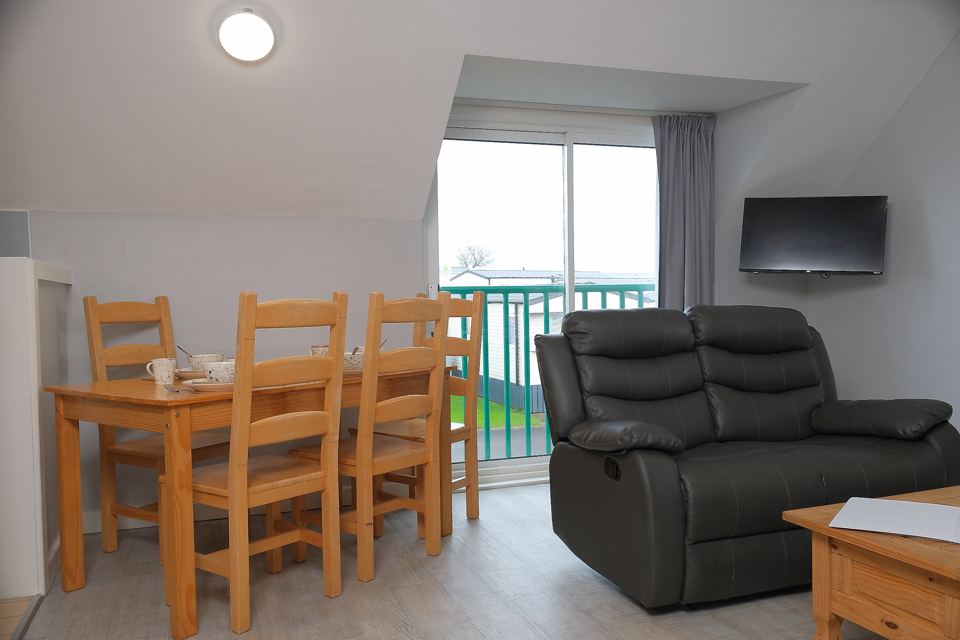 Apartment lounge and dining