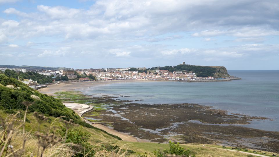 View across the bay to Scarborough