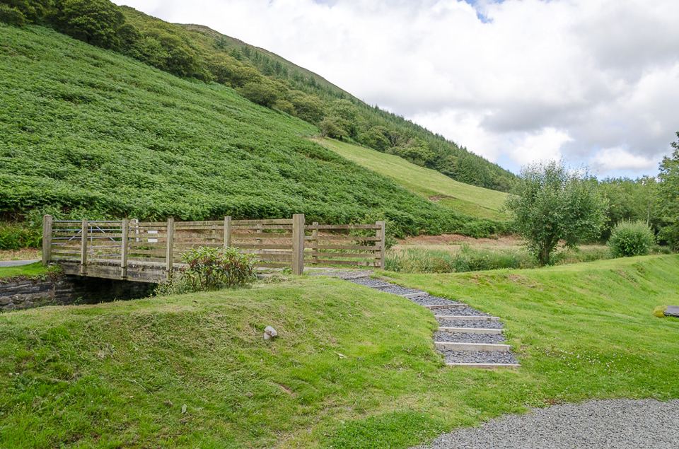 Footbridge over the stream
