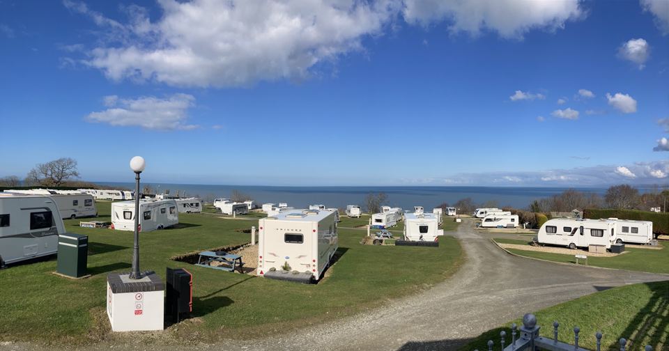 Hardstandings with a sea view