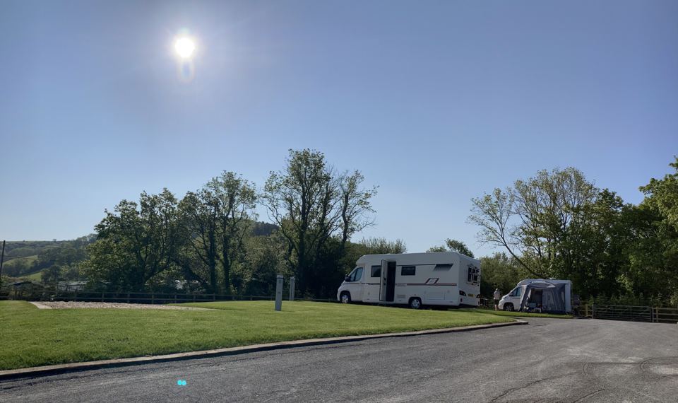 Motorhomes on the pitches
