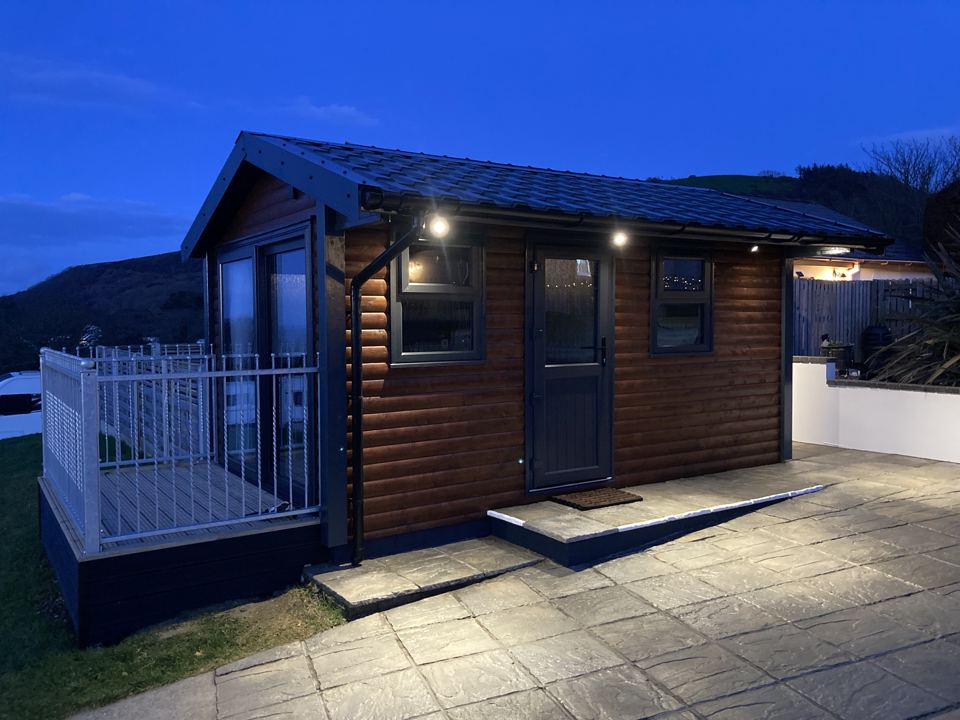 The Cabin at dusk