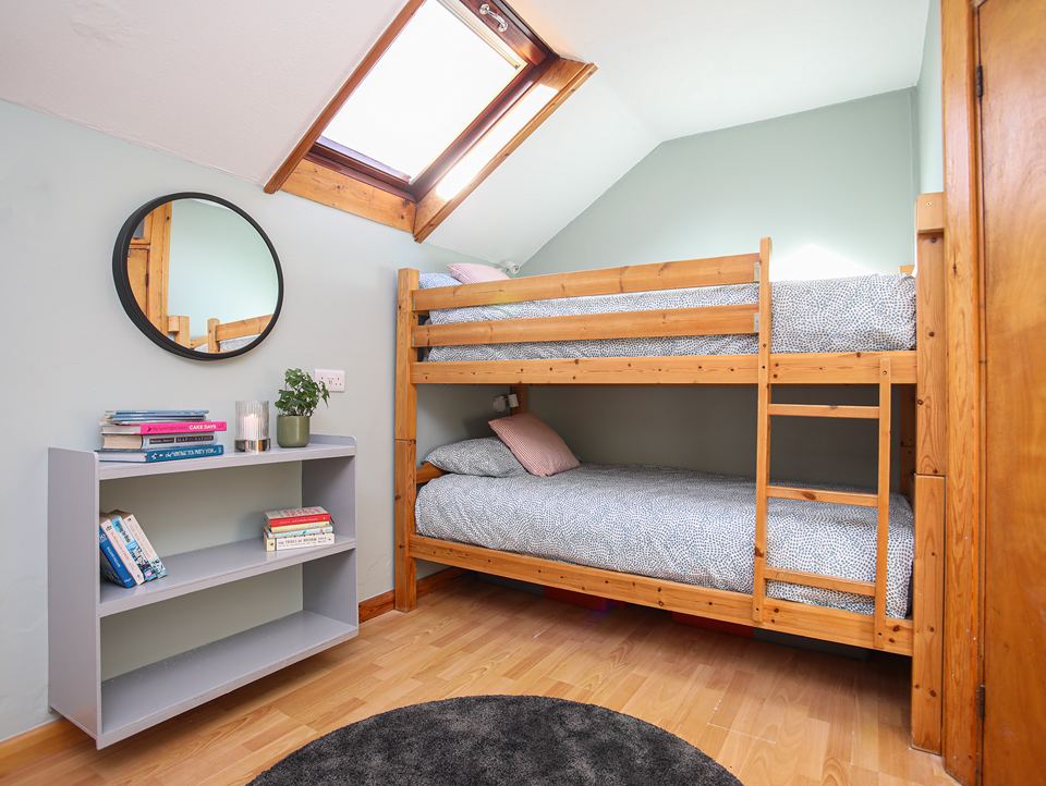 Bunkhouse bedroom with bunks