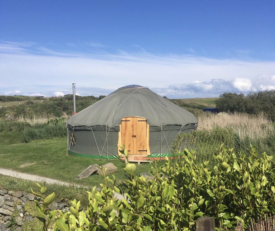 Yurt in the grounds