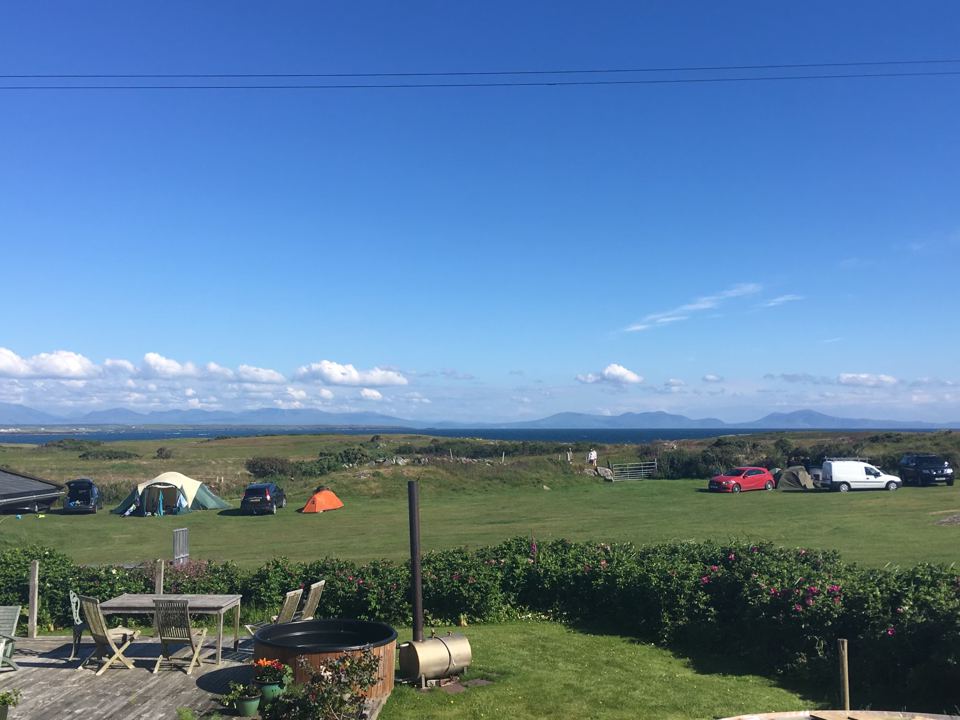 Tents on the camping field