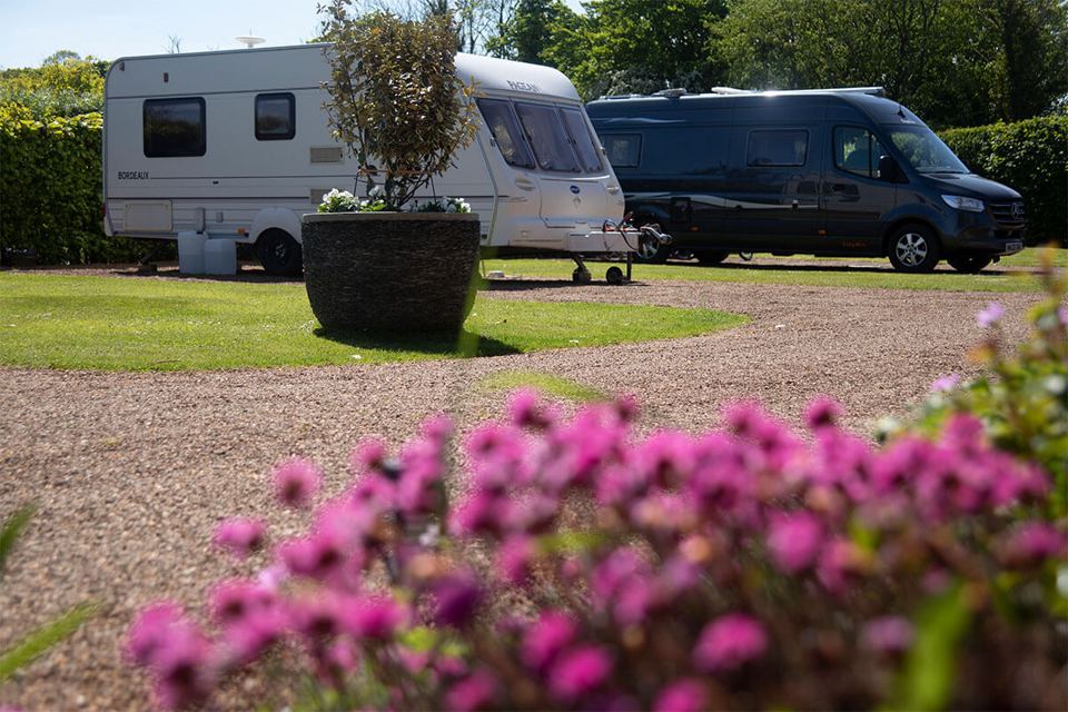 Caravan and motorhome pitches