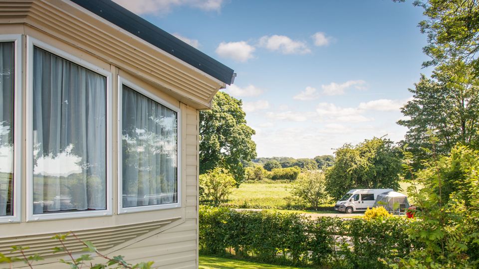 Holiday caravan and pitches