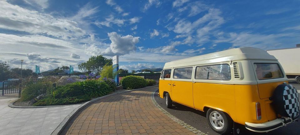 Campervan on the park road