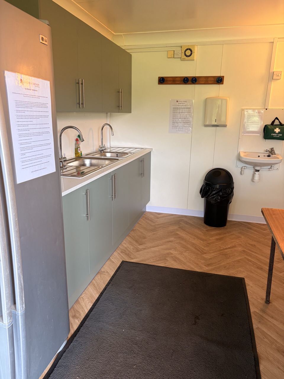Washing-up area