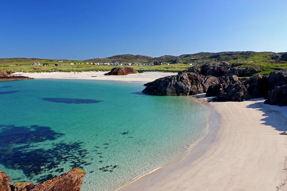 Turquoise water at Clachtoll