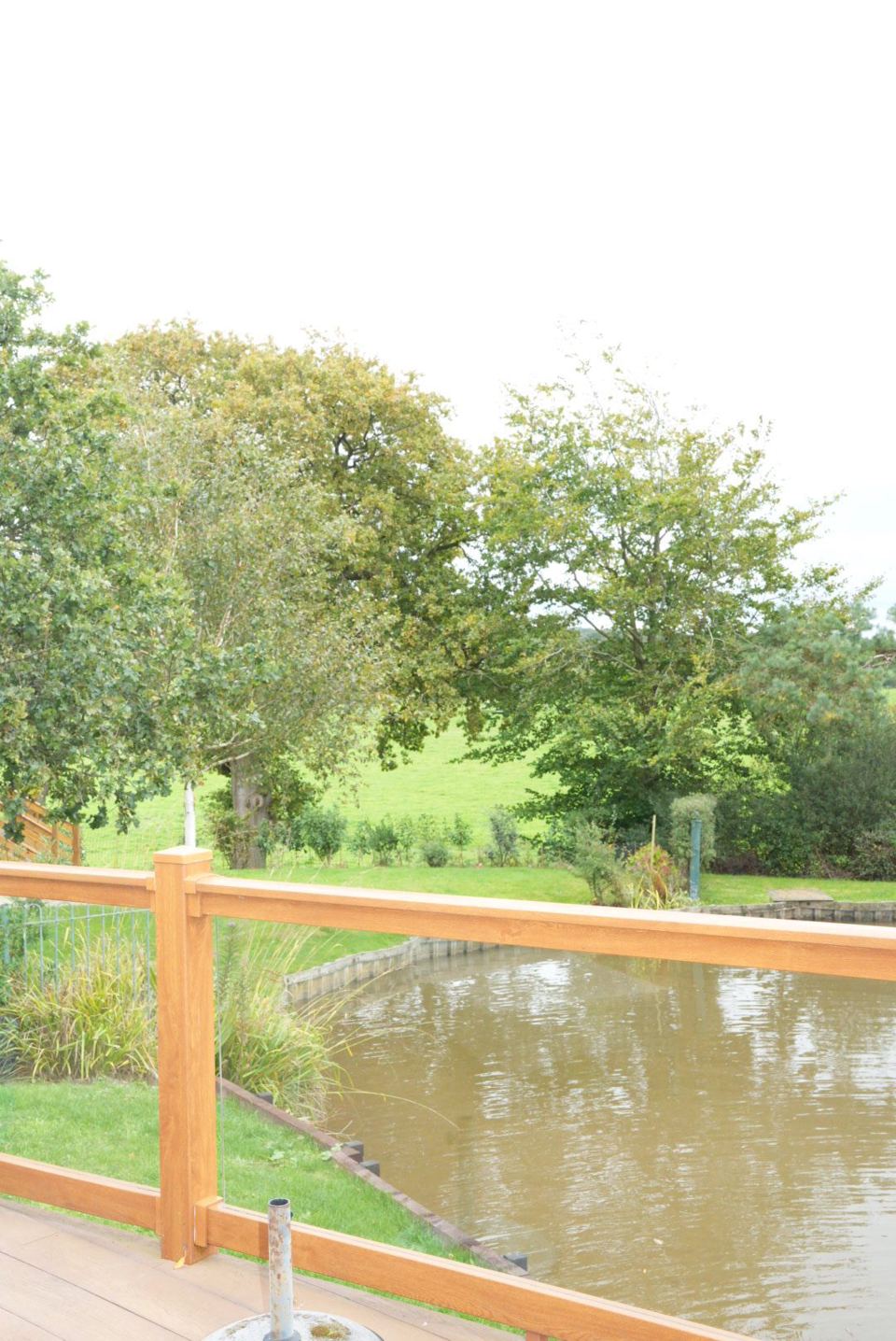 Fishing pond on the park