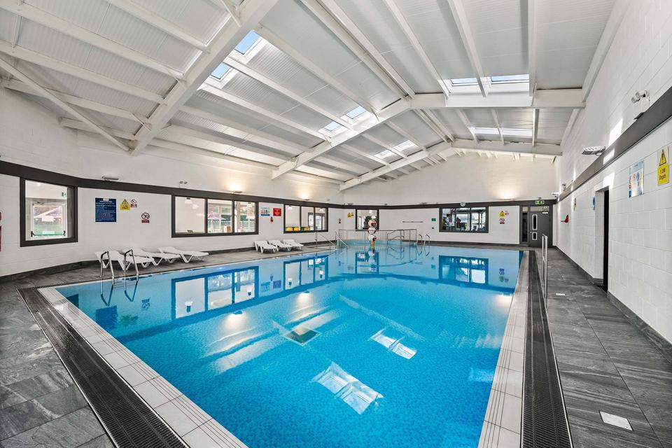 Heated indoor pool