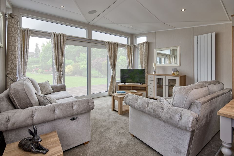 Lounge in a holiday home