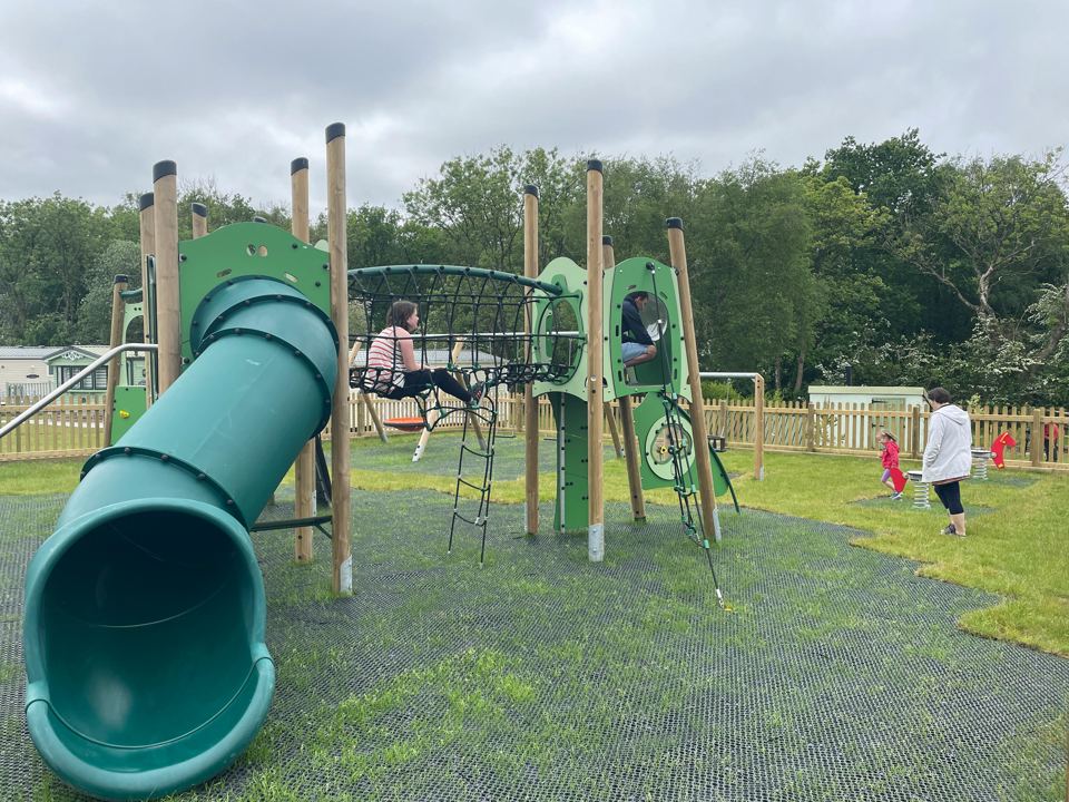 Play park with slide