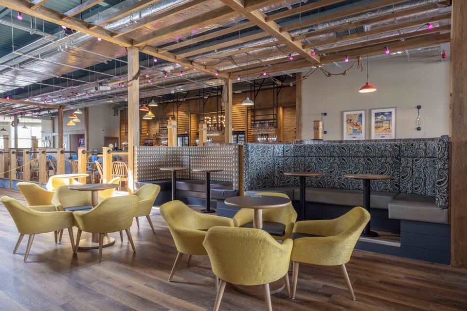 Bar seating area