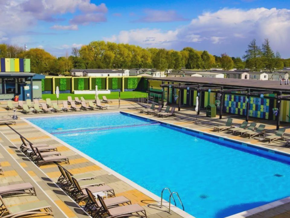 Heated outdoor pool