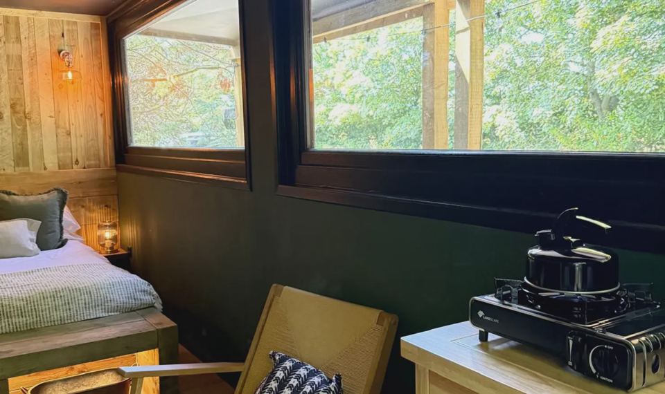 Bolt Hole bedroom and kitchenette