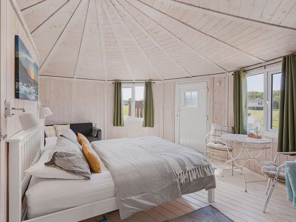 Bedroom with bed and window