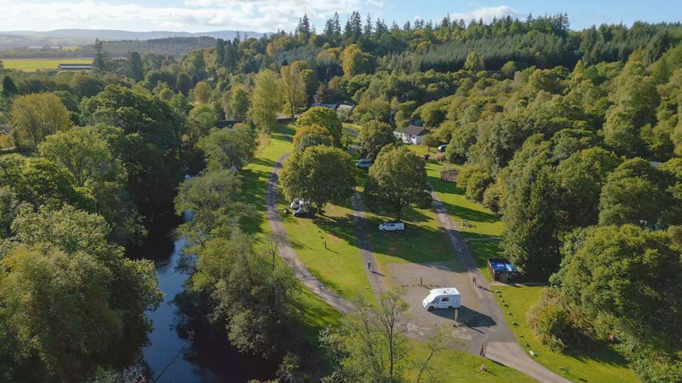 Pitches along the river