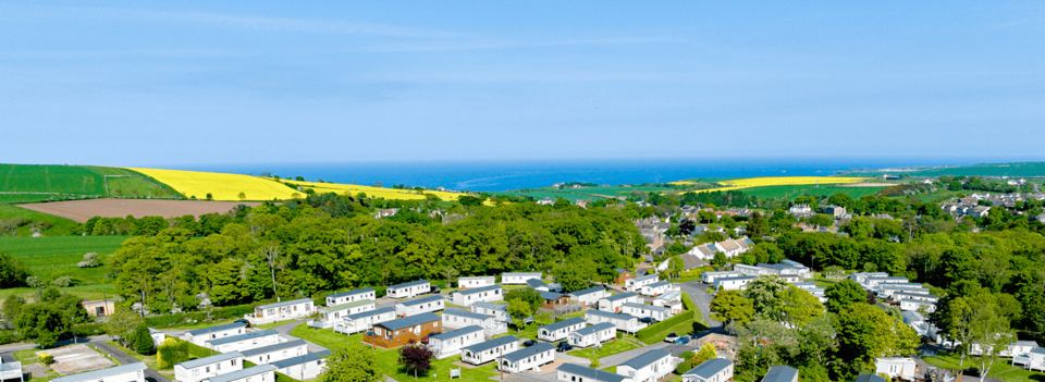 Park from above, coast beyond