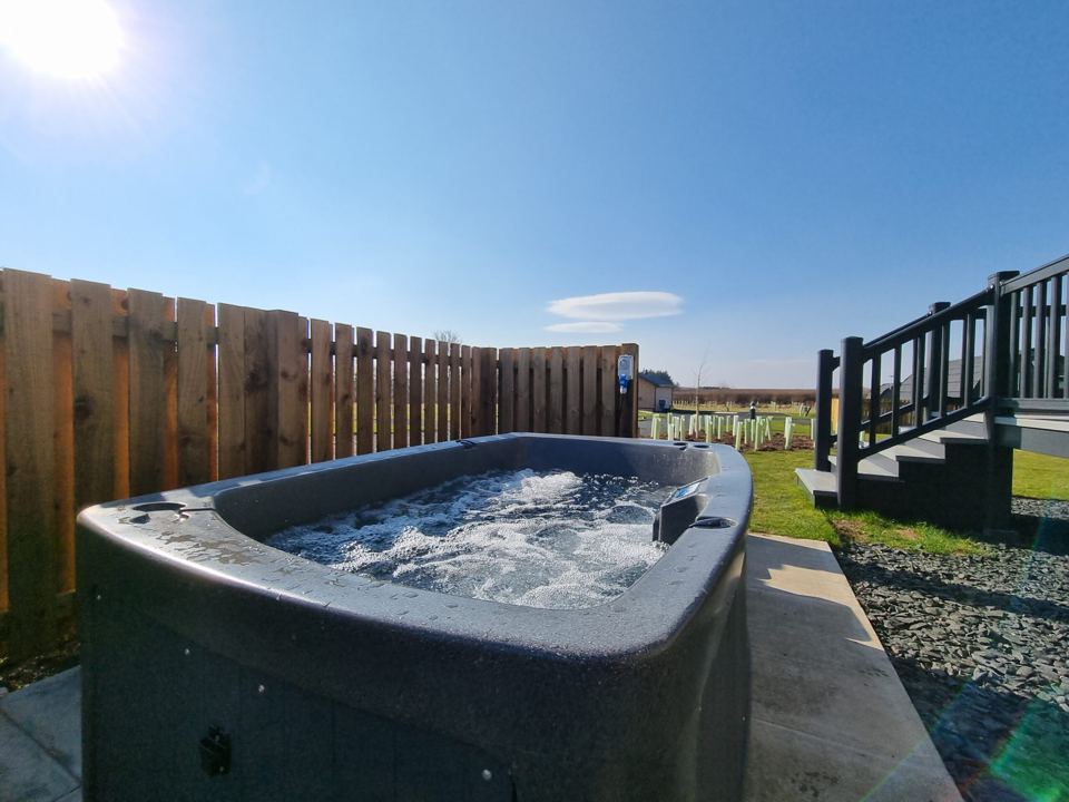 Private hot tub