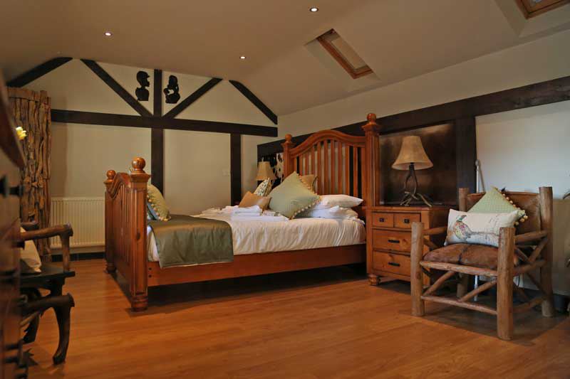 Large barn bedroom