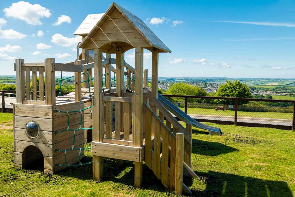 Play area with a view