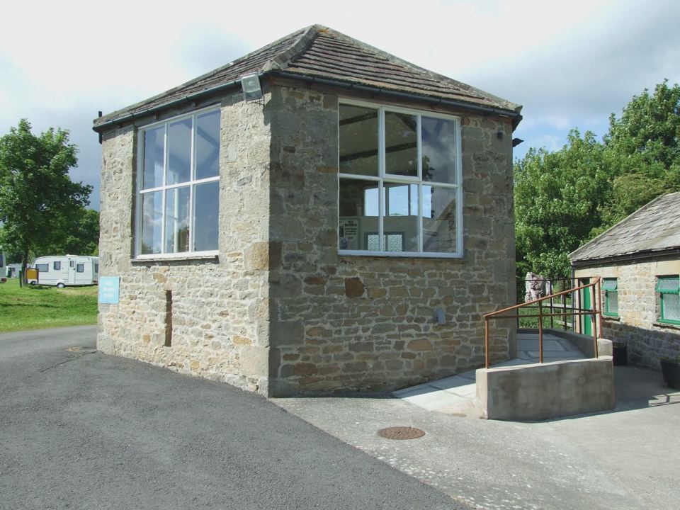 Stone utilities building