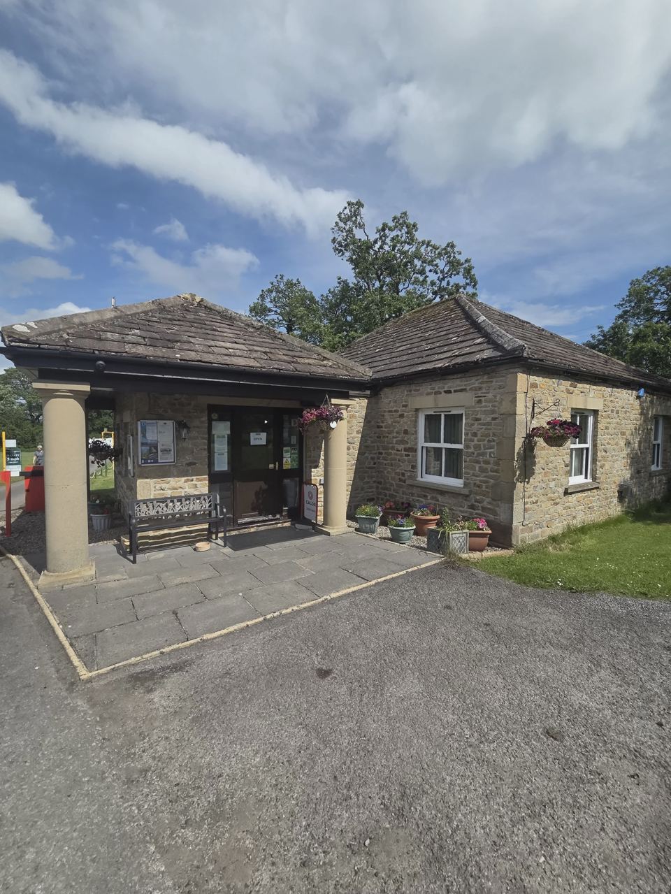 Reception building