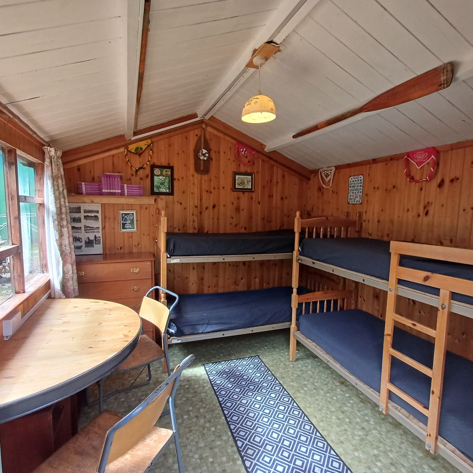 Cabin with bunk beds