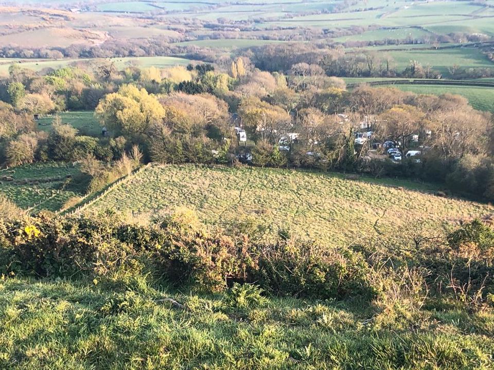 Hills above the campsite