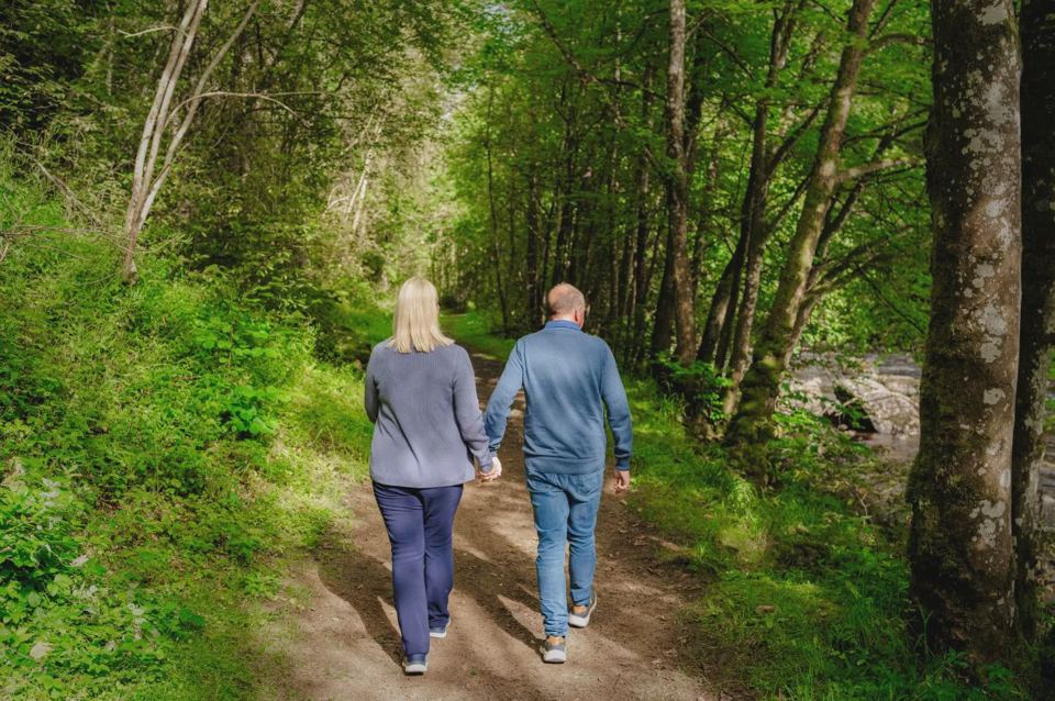 Woodland path walk