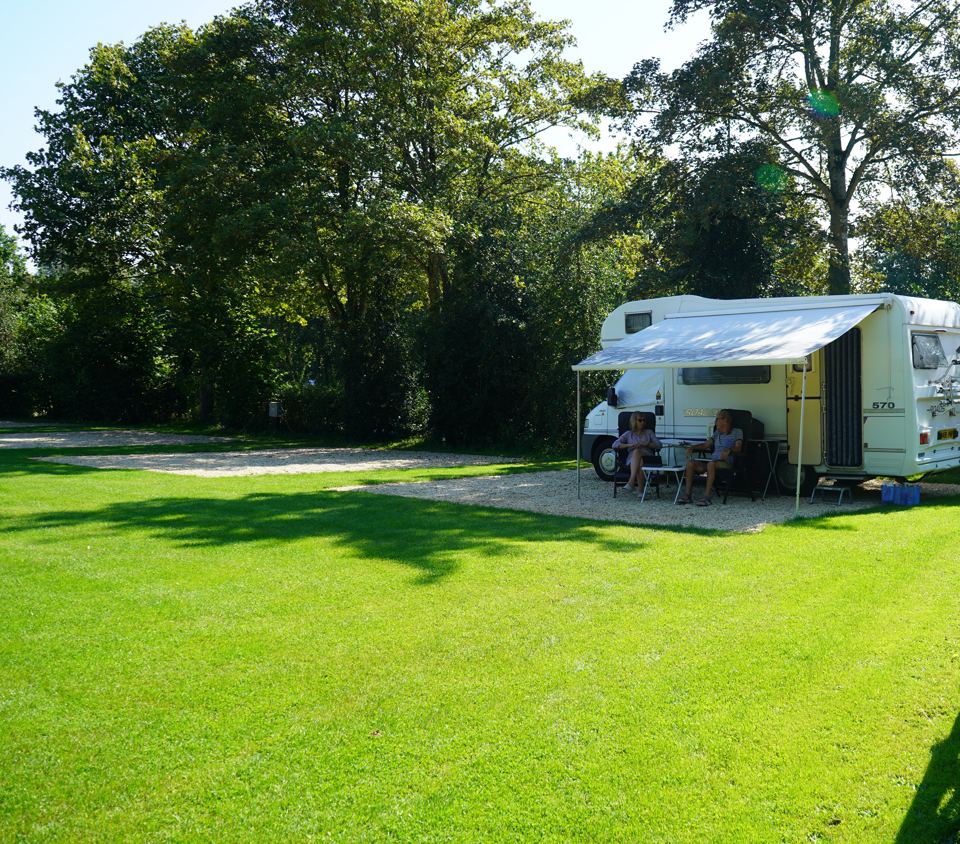 Motorhome on a pitch