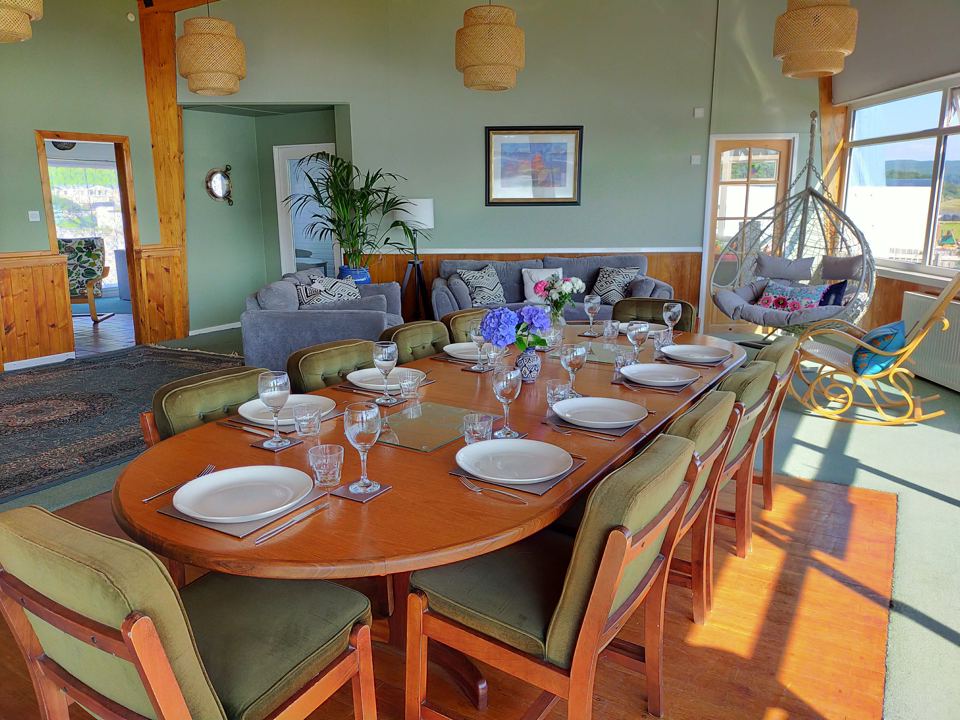 Dining room in the lodge