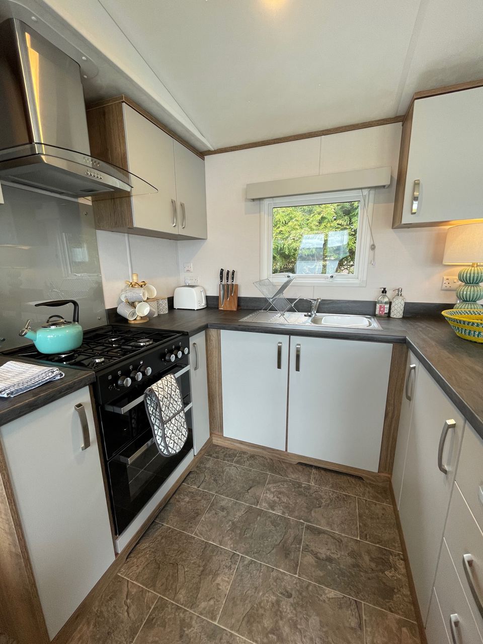 Caravan kitchen