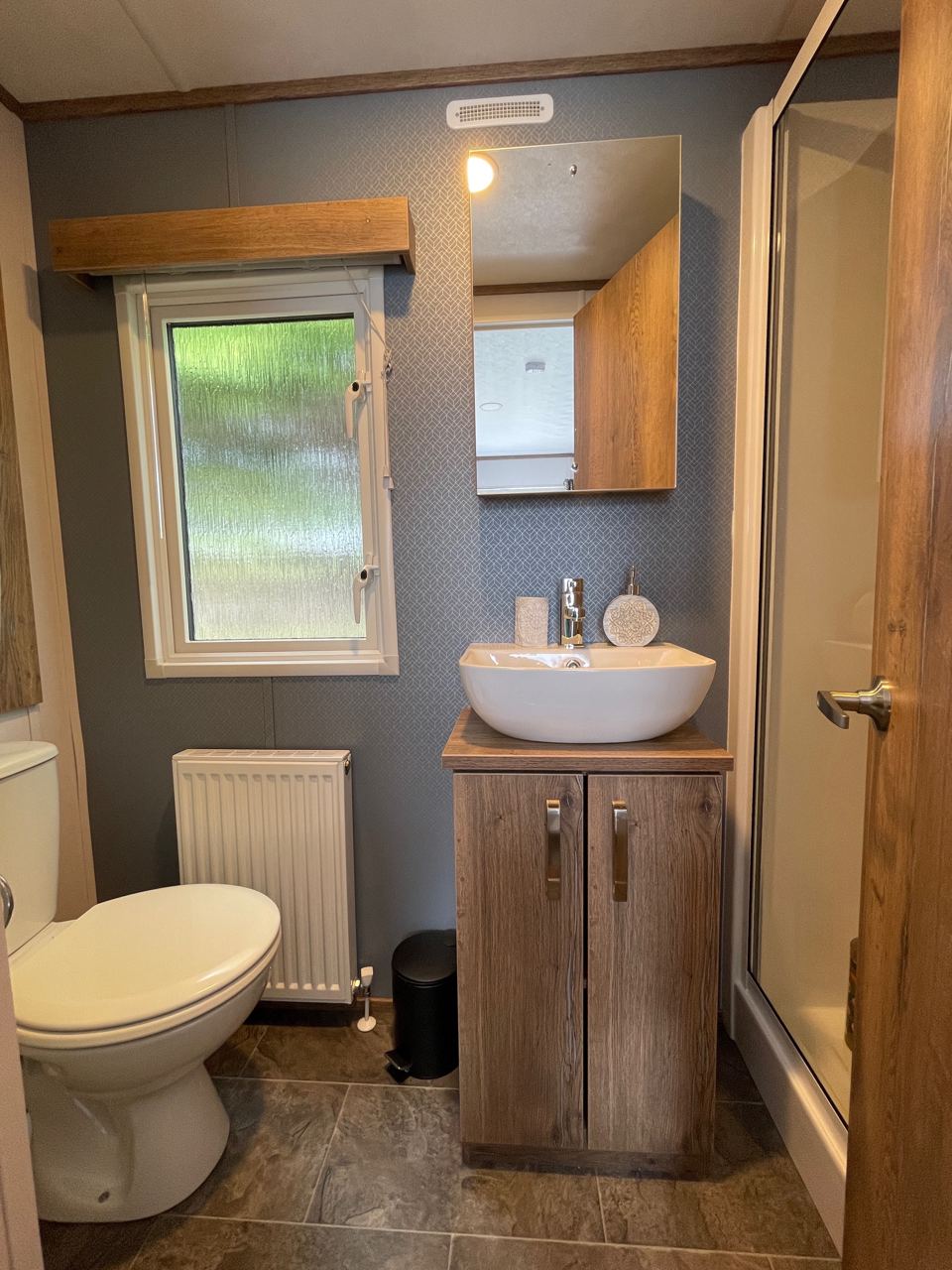 Caravan bathroom