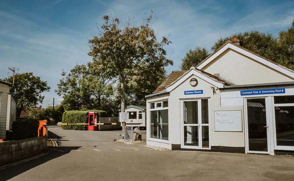 Reception and club building