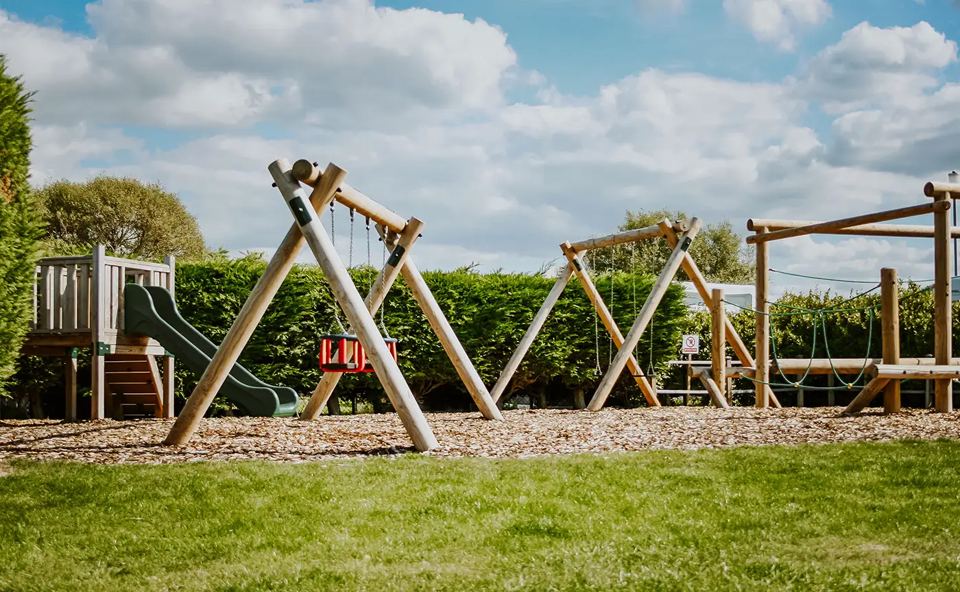 Wooden play area